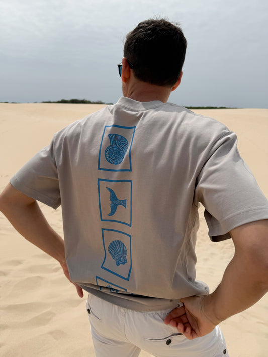Camiseta Oversize Marrón
