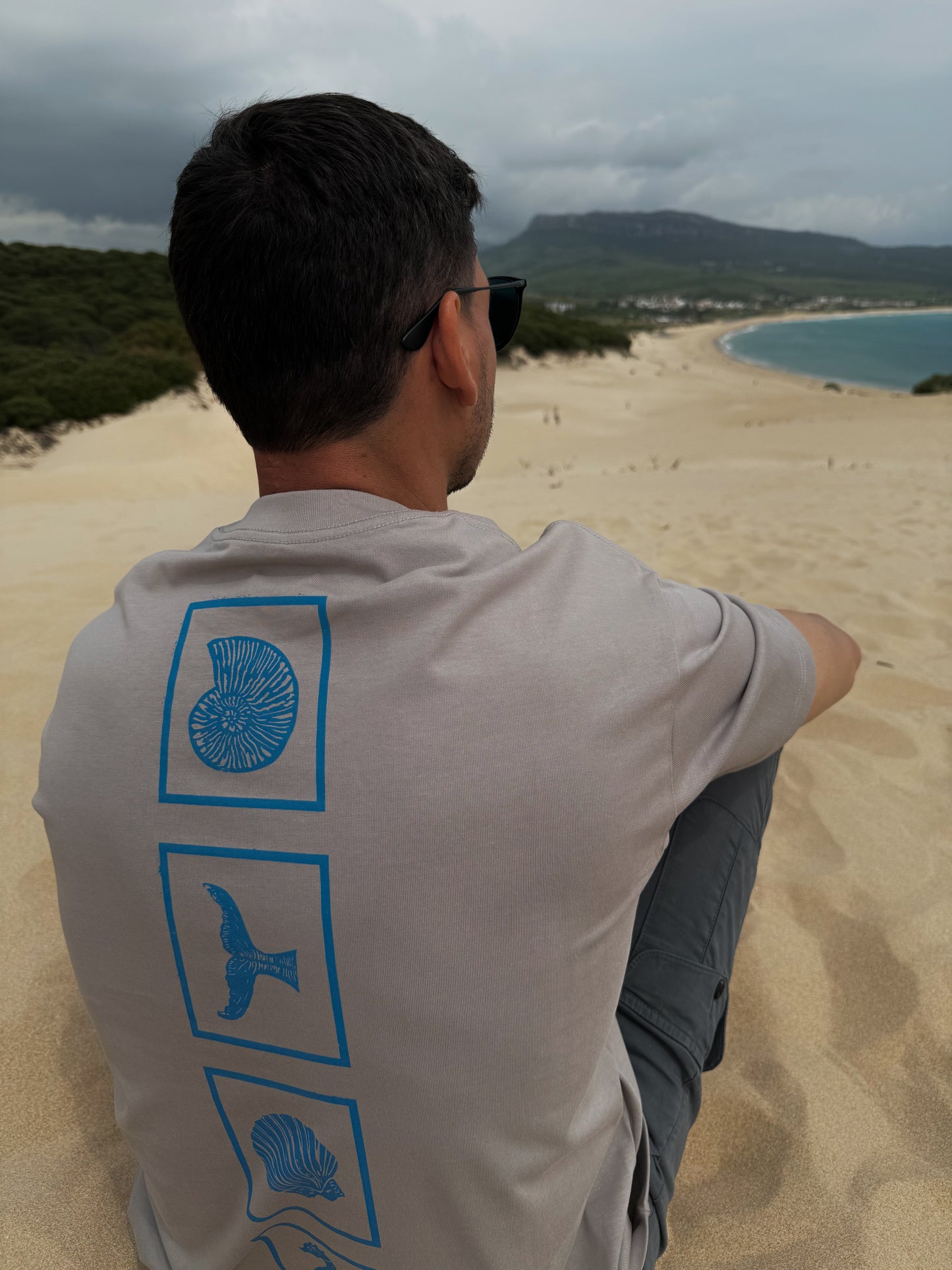 Camiseta Oversize Marrón